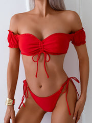 Red Strapless Breezy Kaftan
