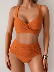 Ruched Push-Up Beach Cover-Up