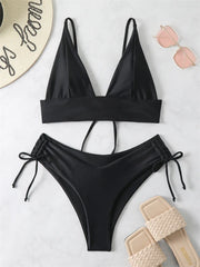 Boho Cut-Out Bikini â€?Halter Luxe