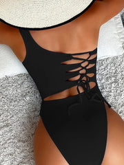 One Shoulder Crochet Layer