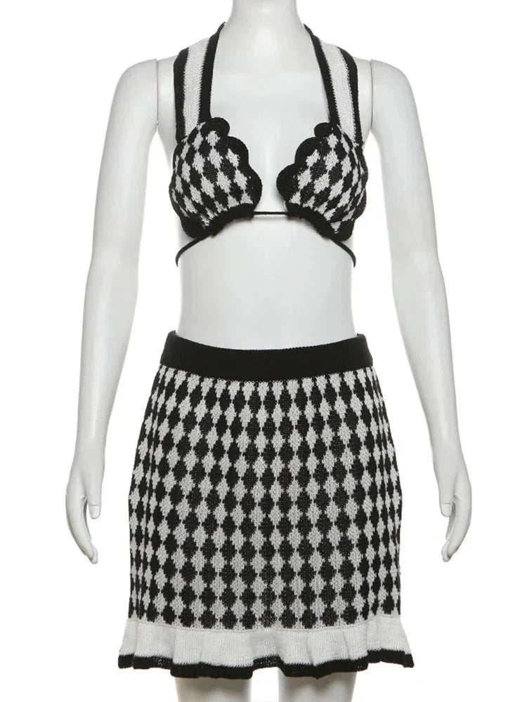 Living On A High Note Skirt Set