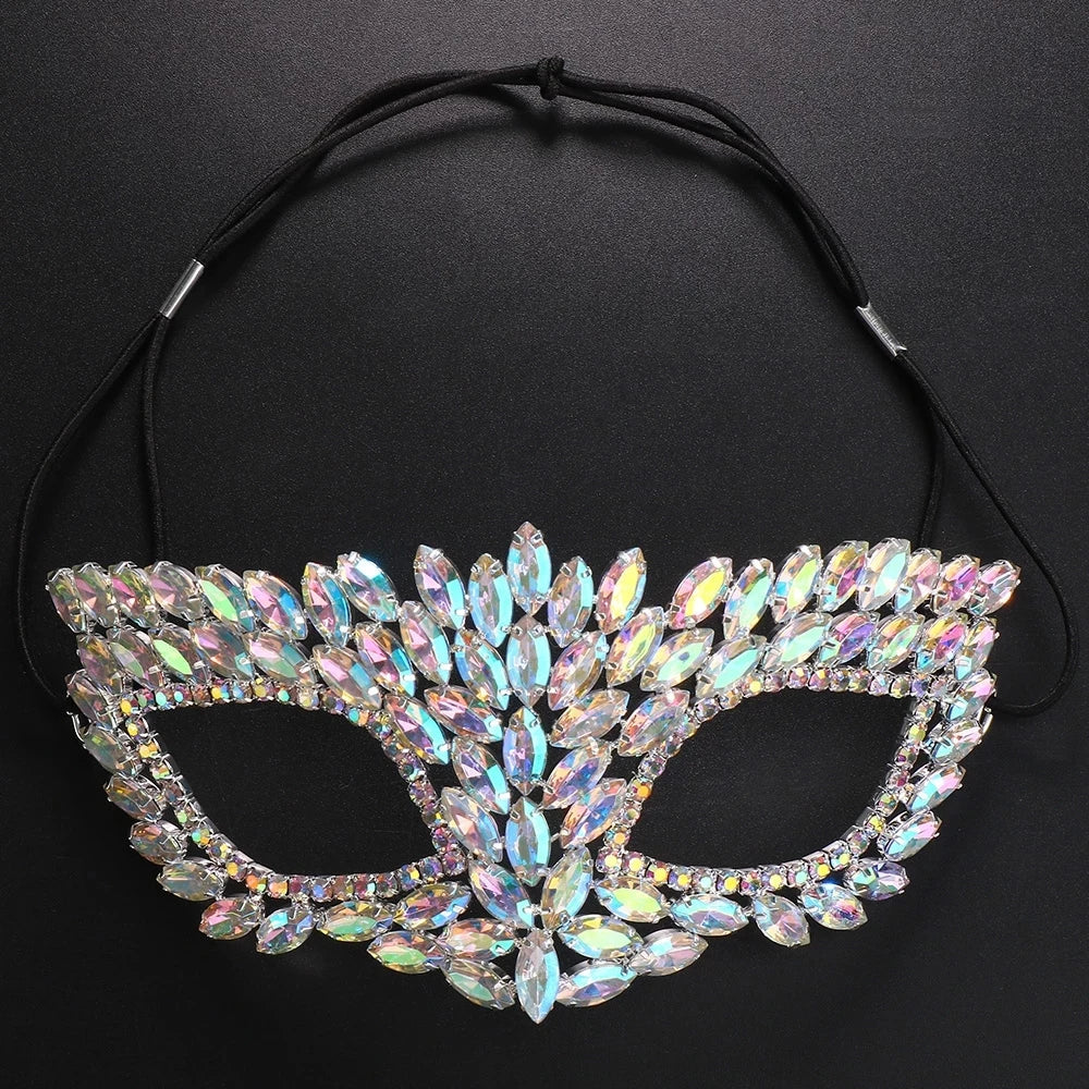 Silver Moon's Sparkling Mask Jewelry