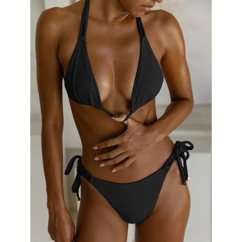 Halter Neck Vacation Wrap