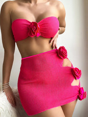Floral Strapless Vacation Wrap