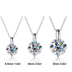 Starlight Nightfall Solitaire Necklace