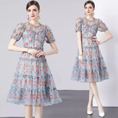Funky Fairy Tale Midi Dress