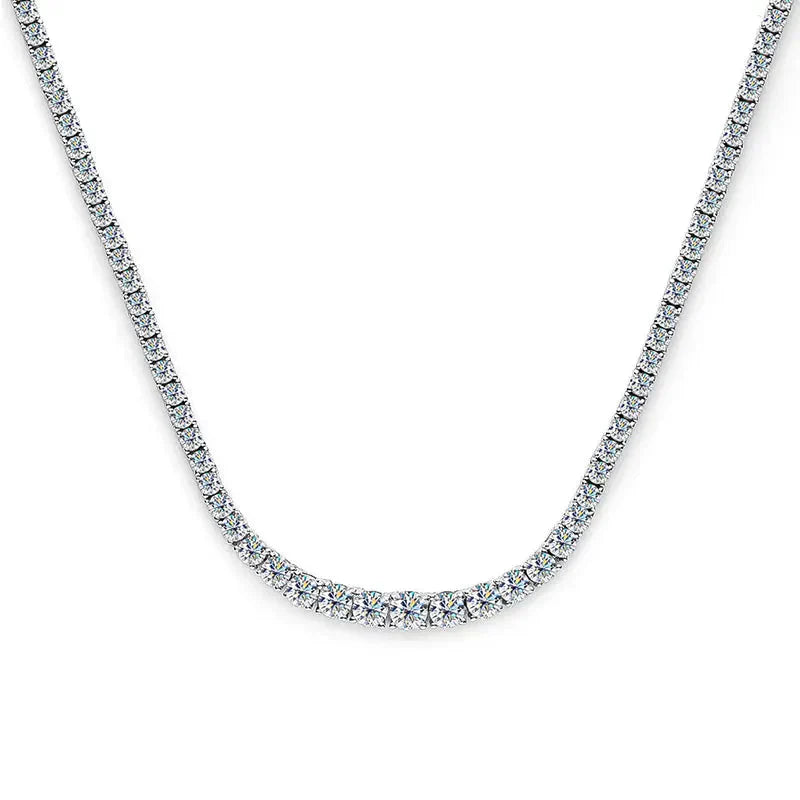 Kisses on Cheeks Tennis Necklace