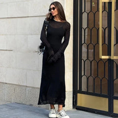 Elegant Solid Crochet Layer