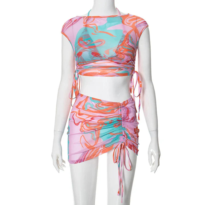 What To Do Tonight Skirt Set