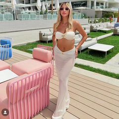 3-Piece Maxi Crochet Layer