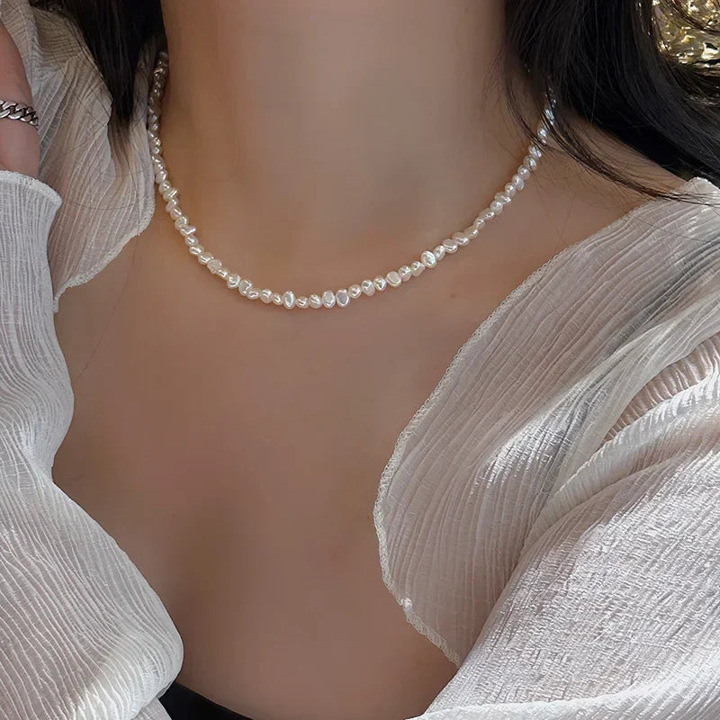 Shine Through Shadows Pearl Necklace
