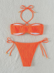 Chic Strappy Swimsuit â€?Satin Glow