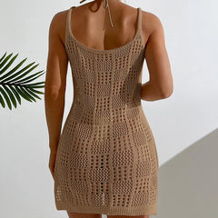 Textured Round Swim Dress
