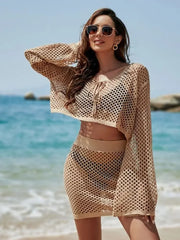 Knit Cover-up Poolside Style