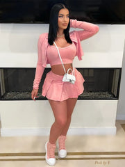 No Truth Is A Lie Skirt Set