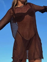 Fashion See-Through Breezy Kaftan
