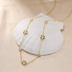 Gold Rush Secrets Station Necklace Set