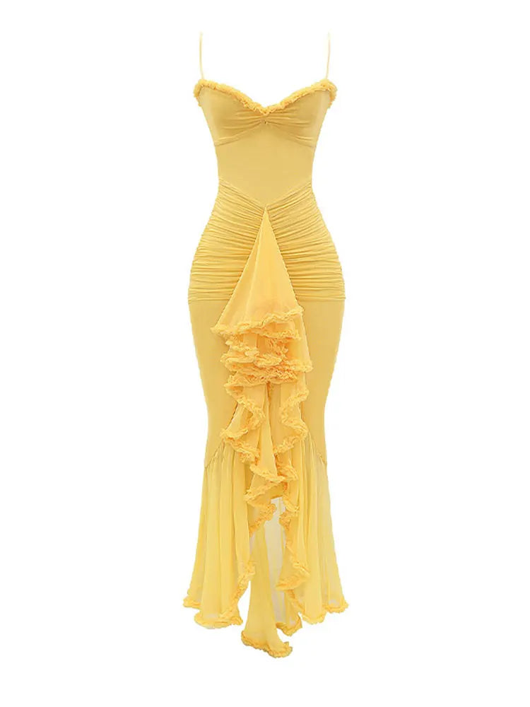 Priscilla - Ruffled Mermaid Dress