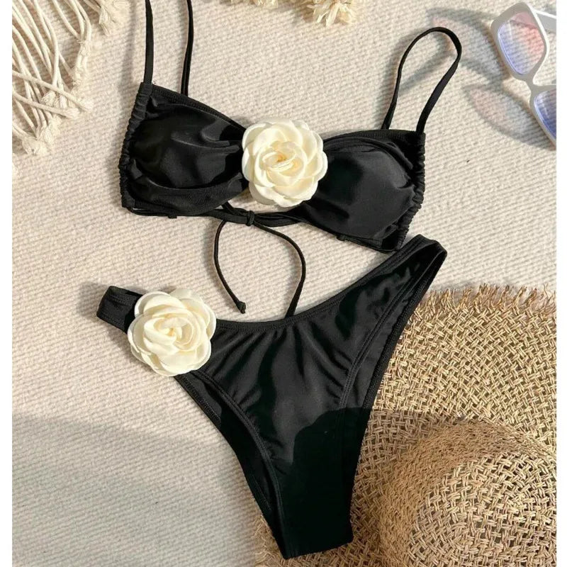Luxe High-Waist Bikini â€?Satin Glow