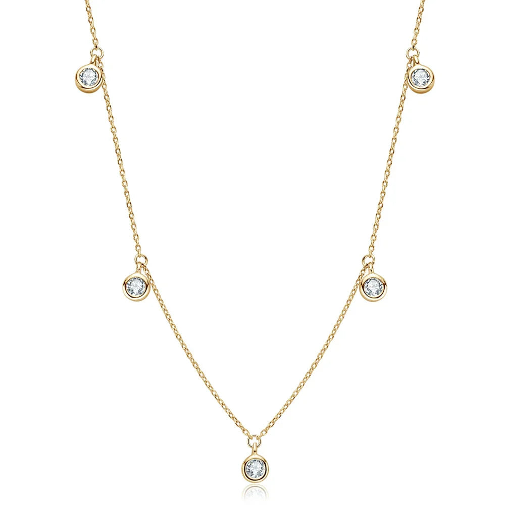 Keep Them Guessing Station Necklace