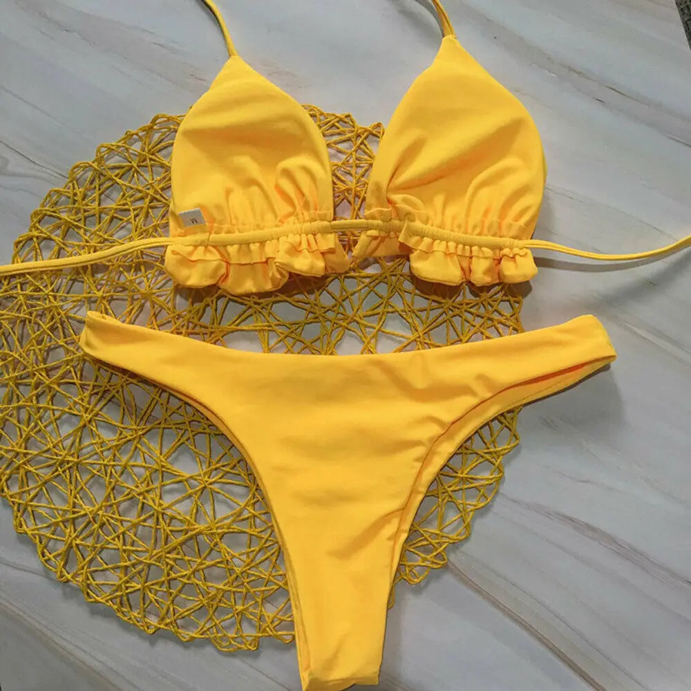 Sculpted Cut-Out Bikini â€?Floral Dream