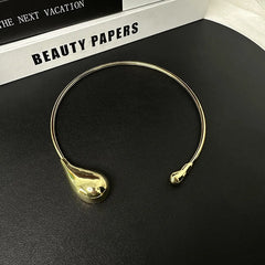 Never Feel Again Torque Necklace