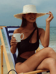 Single Shoulder Resort Wear