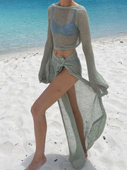 Slit Cut Swim Dress