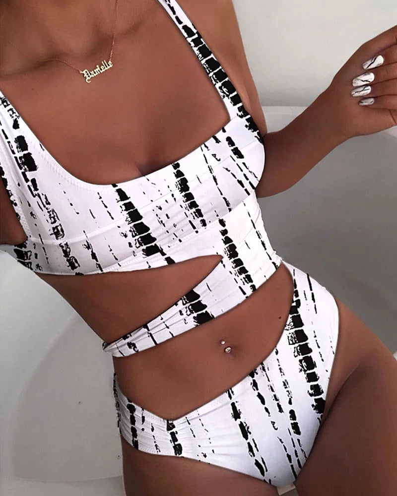 White Cut Beach Cover-Up