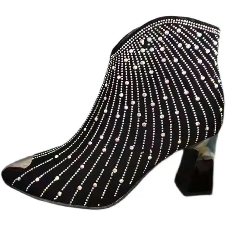 Paint Me On Your Tattoo Ankle Boots