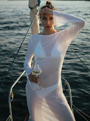 Hooded Sheer Vacation Wrap