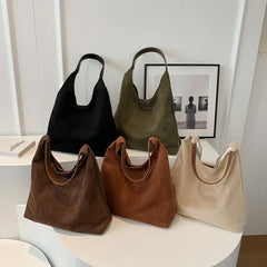 Livia - Suede Tote Bag