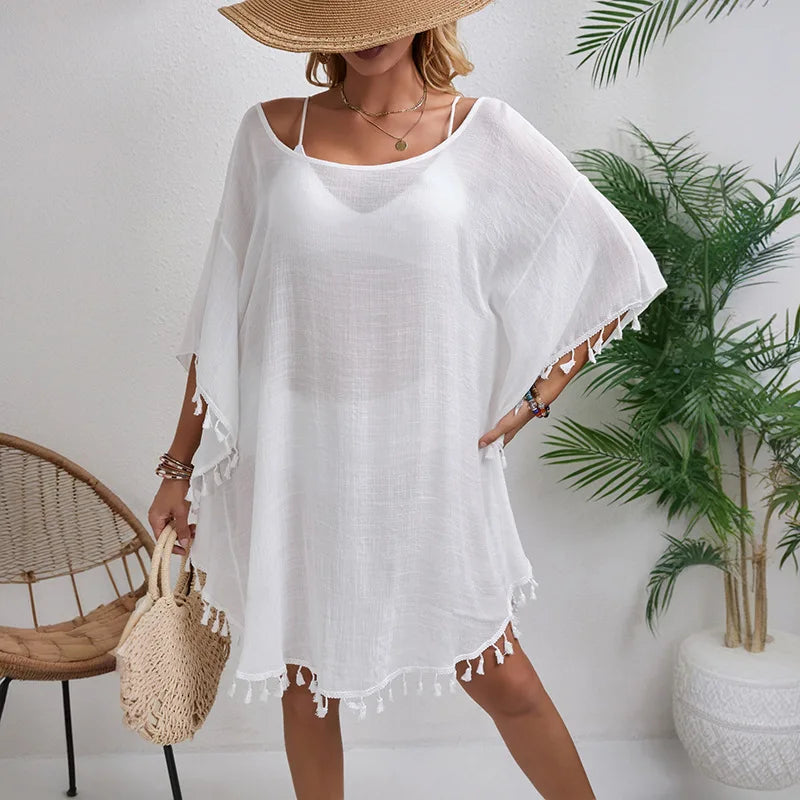 Floral Chiffon Vacation Wrap