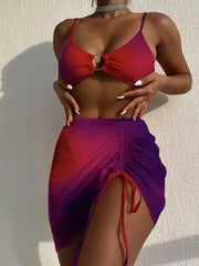 Tie-Dye Cover-Up Luxe Throw-On