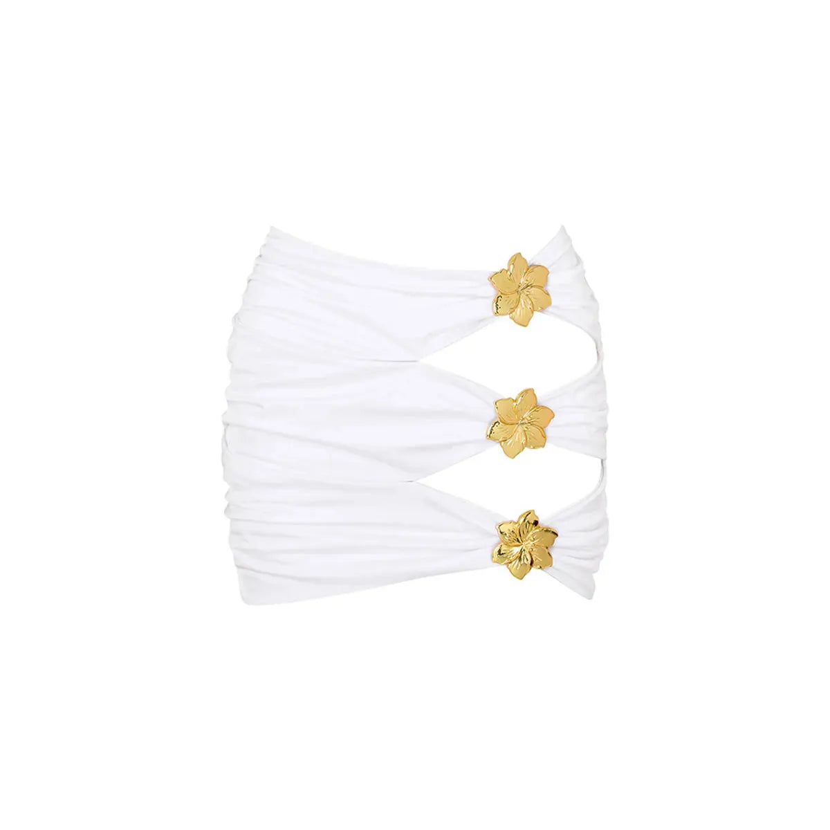 Cutout Halter Swim Dress