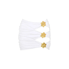 Cutout Halter Swim Dress