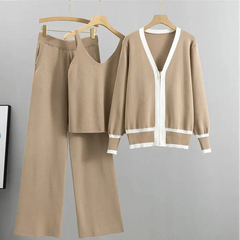 Pearl Women's Relaxed Fit Cardigan With Matching Pants