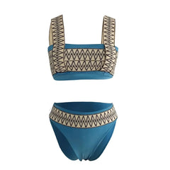 Elegant Strappy Swimsuit â€?Vintage Chic