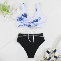Chic Strappy Swimsuit â€?Crisscross Style