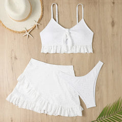 Elegant Cut-Out Bikini â€?Floral Dream