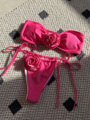 Bold High-Waist Bikini â€?Satin Glow