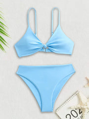 Boho Cut-Out Bikini â€?Halter Luxe