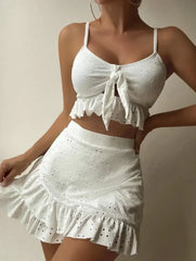 Elegant Cut-Out Bikini â€?Floral Dream
