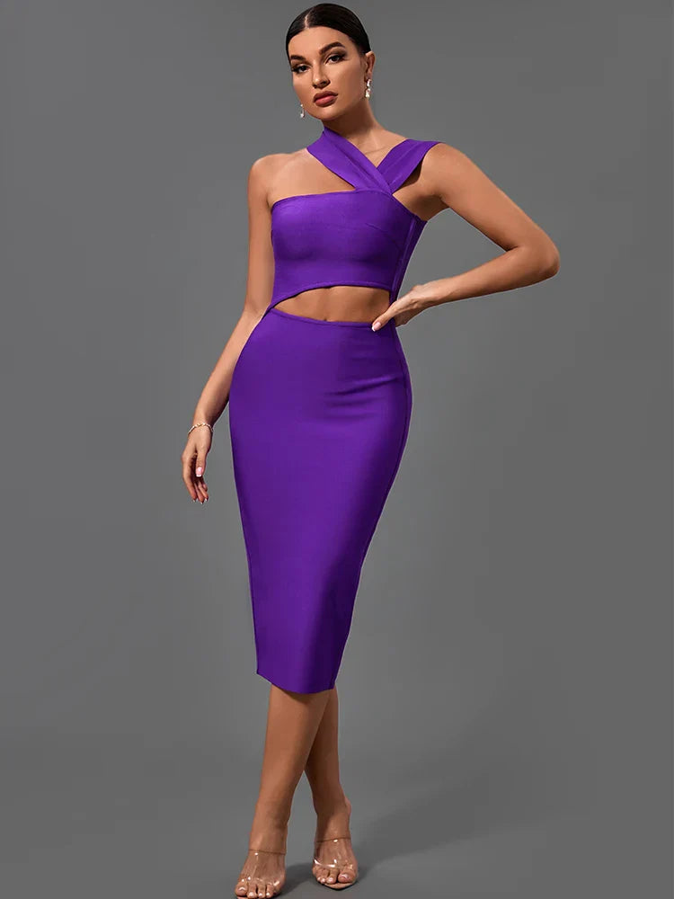 Answer That Echoes Midi Dress