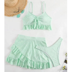 Ruffle Two-Piece Breezy Kaftan