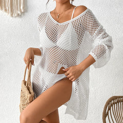 V Neck Mesh Overlay