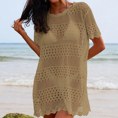 Lace Collar Breezy Kaftan