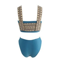 Elegant Strappy Swimsuit â€?Vintage Chic