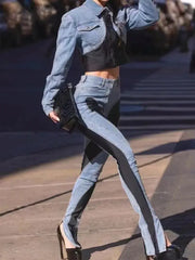 Color Of The Cloud Skinny Jeans