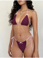 Bowknot Padded Poolside Style